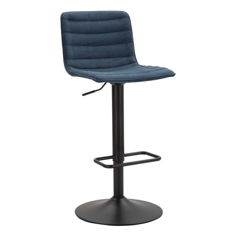 Barová židle s nastavitelnou výškou v petrolejovo-černé barvě (výška sedáku 61 cm) Malia – Mauro Ferretti