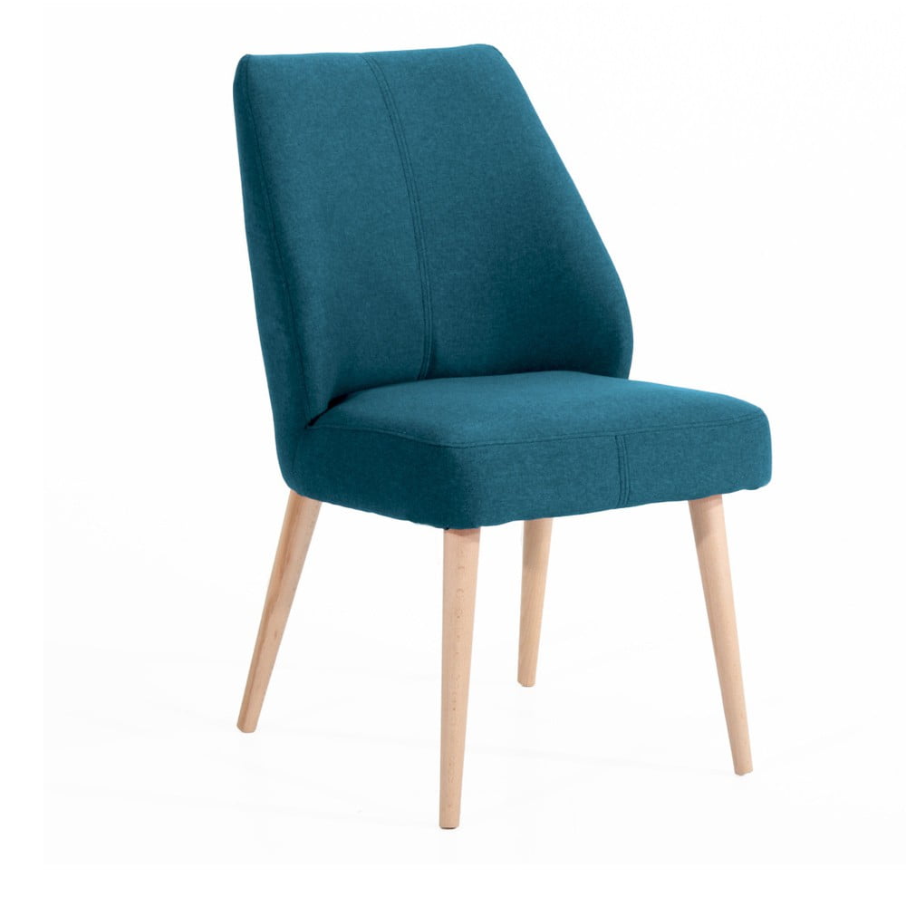 Modrá čalouněná židle Max Winzer Todd