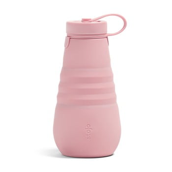Sticlă pliabilă Stojo Bottle Carnation, 590 ml, roz imagine
