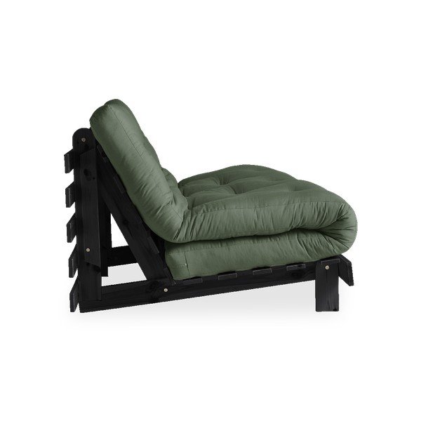 Variabilní pohovka Karup Design Roots Black/Olive Green