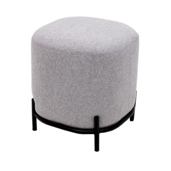Puf tenzo harry, ø 42 cm, gri