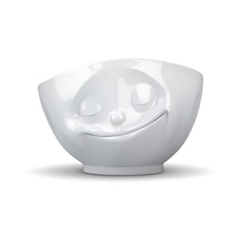 Bol porțelan 58products Happy, alb