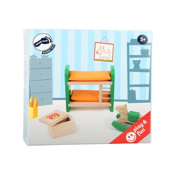 Set mobilier din lemn pentru păpuși legler children's room