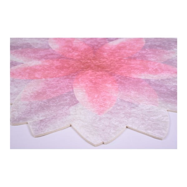 Odolný koberec Vitaus Flowerina, ⌀ 80 cm