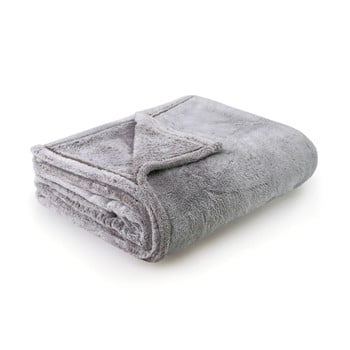 Pătură din microfibră decoking fluff cappuccino, 170 x 210 cm, gri-maro