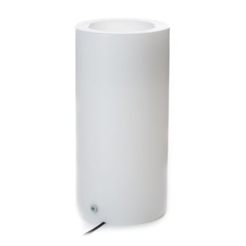 Ghiveci luminat tomasucci stem, Ø 35 cm, alb