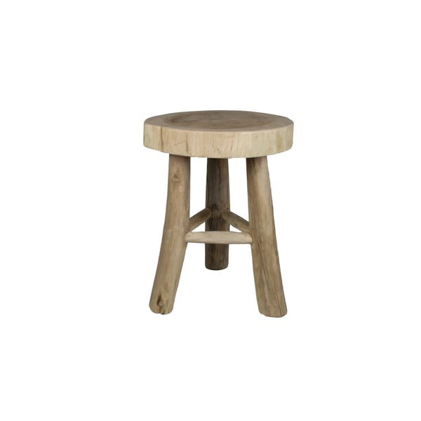 Stolička z neopracovaného dřeva mungur HSM collection