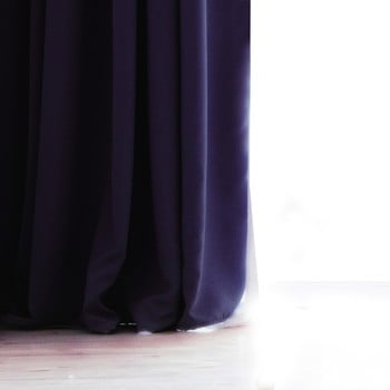 Draperie decoking pierre, 140 x 270 cm, gri închis