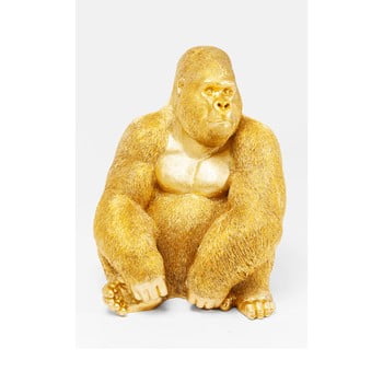 Statuetă decorativă Kare Design Gorilla, auriu