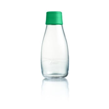 Sticlă cu garanție pe viață retap, 300 ml, verde aprins