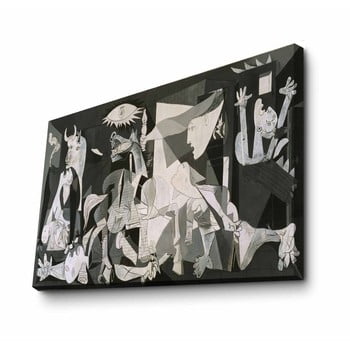 Reproducere tablou pe pânză pablo picasso black and white, 100 x 70 cm
