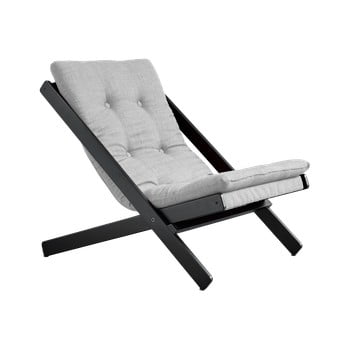 Fotoliu pliabil karup design boogie black/light grey