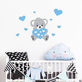 Autocolant ambiance teddy blue