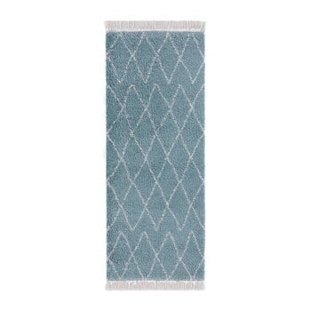 Covor mint rugs galluya, 80 x 200 cm, albastru