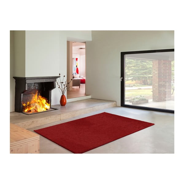 Červený koberec Universal Veluro Rojo, 57 x 110 cm