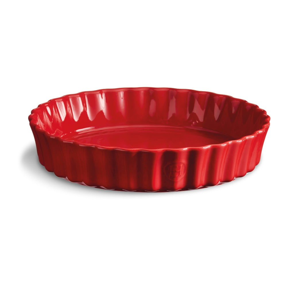 Červená keramická koláčová forma Emile Henry, ⌀ 28 cm