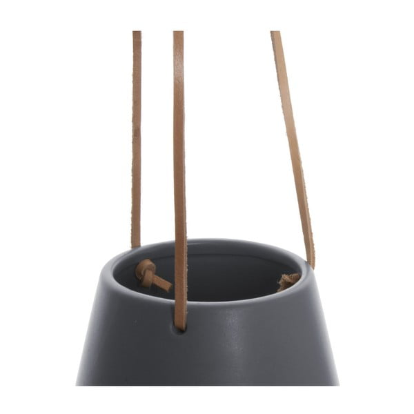 Šedý závěsný květináč PT LIVING Skittle, ⌀  12,2 cm