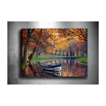Tablou tablo center boat lake, 70 x 50 cm