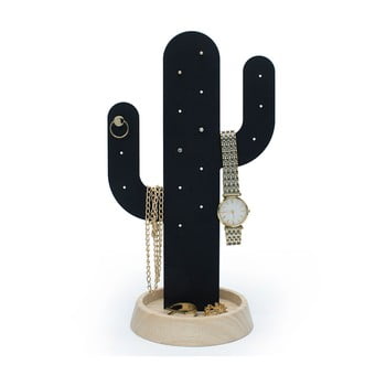 Suport pentru bijuterii Qualy&CO Cactus, negru imagine