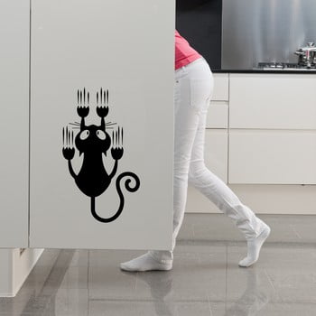 Autocolant ambiance sliding cat