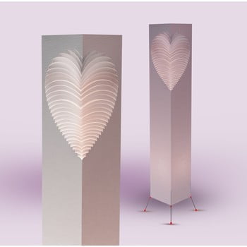 Lampă decorativă moodoo design heart, înălțime 110 cm