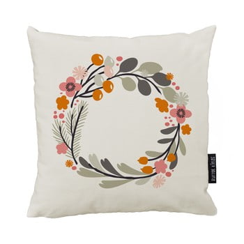 Pernă din bumbac butter kings floral wreath, 50 x 50 cm
