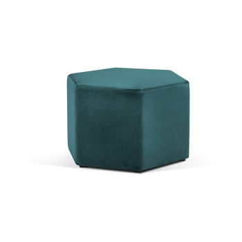 Puf milo casa marina, ⌀ 60 cm, verde petrol