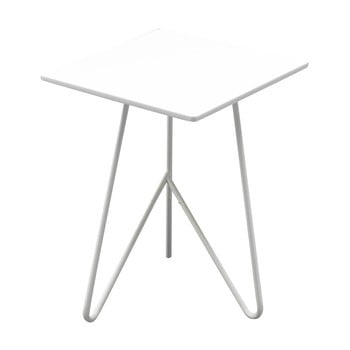 Măsuță auxiliară design twist padang, alb