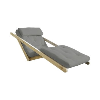 Șezlong extensibil karup design figo natural, gri