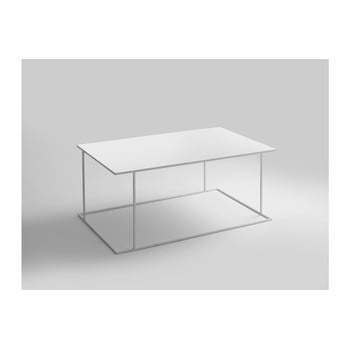 Masă de cafea custom form walt, lungime 100 cm, alb