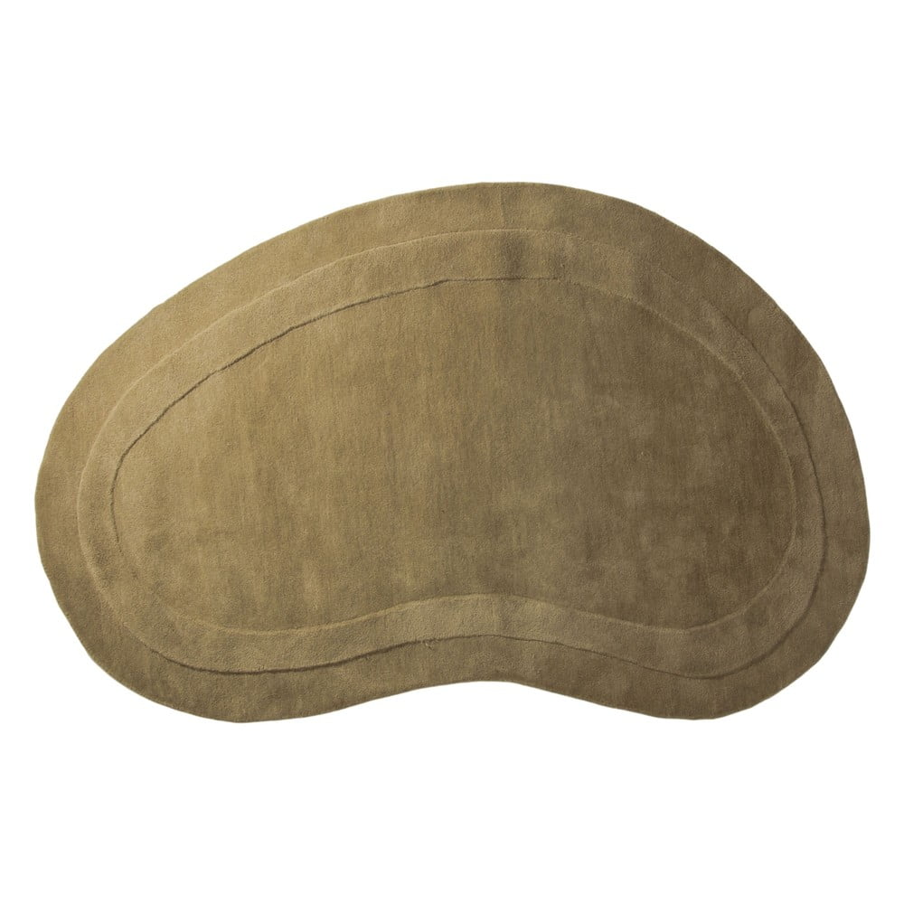 Khaki vlněný koberec 150x230 cm Cloria – Micadoni
