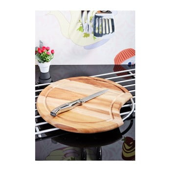 Tocător din bambus cu mâner kosova round, ⌀ 30 cm