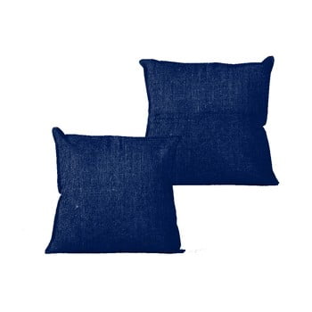 Față de pernă linen marino, 45 x 45 cm