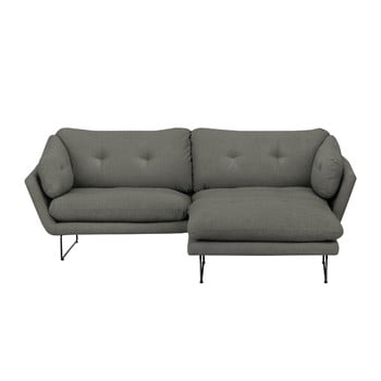 Set canapea cu taburet windsor & co sofas comet, gri - verde