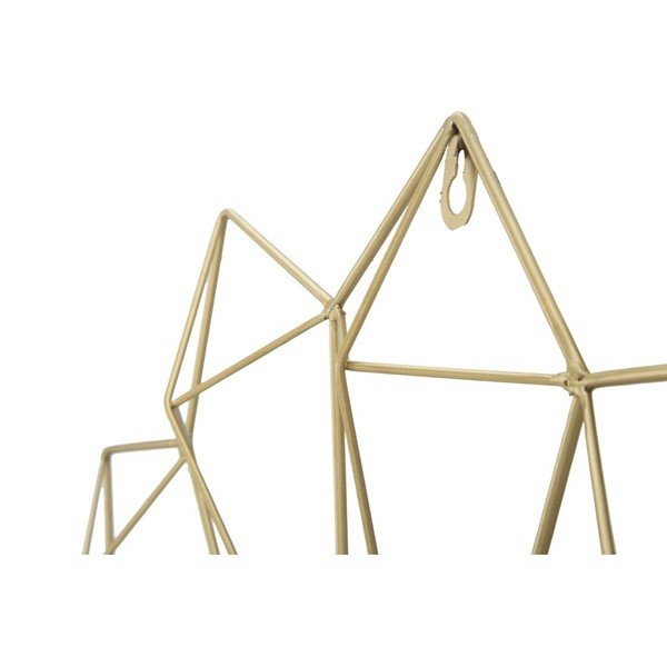 Nástěnné zrcadlo ve zlaté barvě Mauro Ferretti Soleado, ⌀ 60 cm