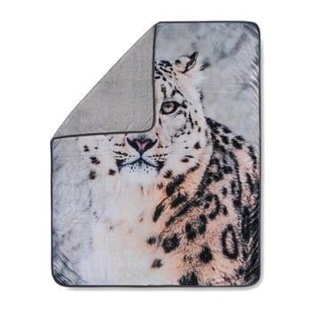 Pătură muller textiels snow leopard grey, 130 x 160 cm