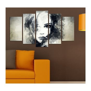 Tablou din mai multe piese insigne davina, 102 x 60 cm