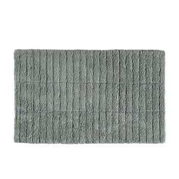 Covor baie din bumbac zone tiles, 50 x 80 cm, verde gri