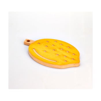 Tocător din lemn de fag bisetti lemon, 21 x 34 cm