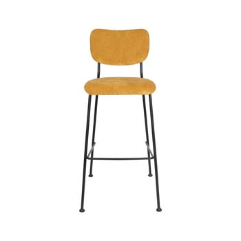 Set 2 scaune de bar zuiver benson, înălțime 102,2 cm, galben