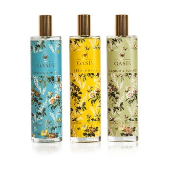 Set 3 spray-uri parfumate de interior Bahoma London Oasis Leighton