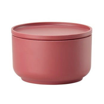 Bol servire cu capac zone peili, ⌀ 12 cm, roșu