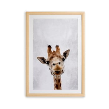 Tablou cu ramă pentru perete surdic giraffe, 30 x 40 cm