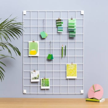Avizier metalic reminder, 50 x 70 cm, alb