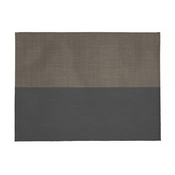 Suport pentru farfurie Tiseco Home Studio Stripe, 33 x 45 cm, bej - gri