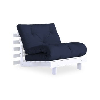 Fotoliu extensibil karup design roots white/navy