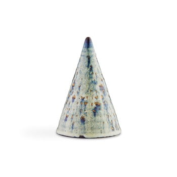 Statuetă decorativă din ceramică kähler design glazed cone dark multi, înălțime 15 cm