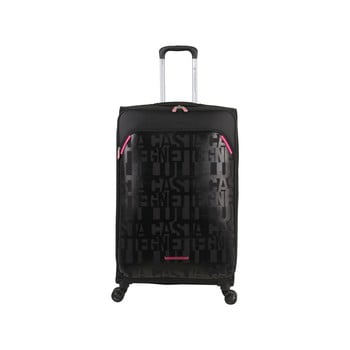 Troler cu 4 roți lulucastagnette calle, 71 l, negru