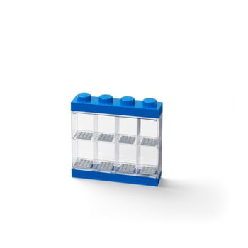 Cutie depozitare 8 minifigurine LEGO®, albastru imagine