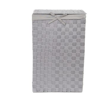 Coș de rufe compactor laundry linen, înălțime 60 cm, gri